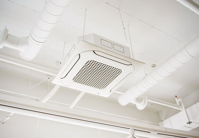 感染と非感染を分離した診察室、エアロシステム設置